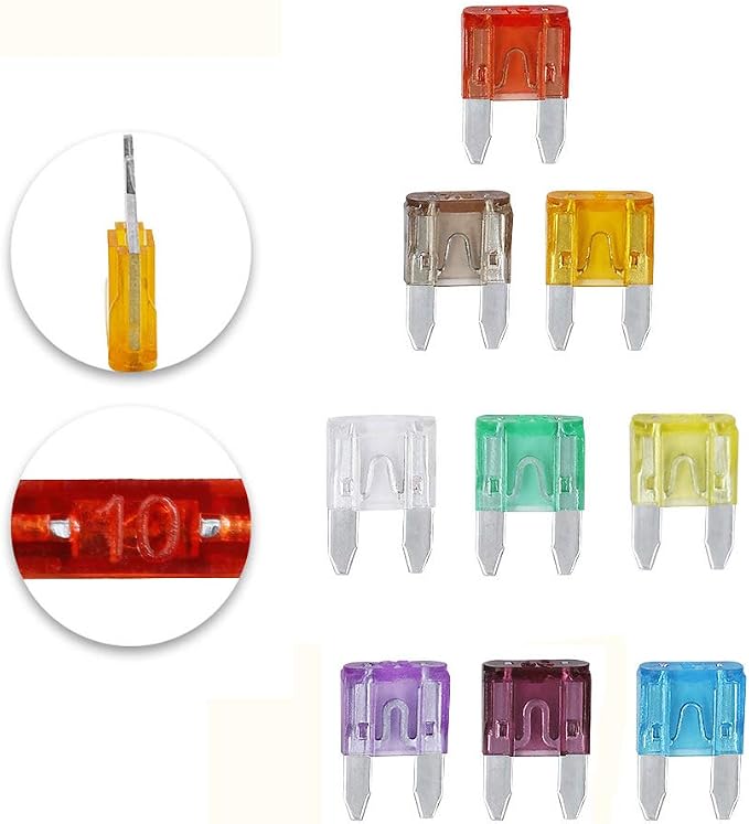 AHL 90PCS Mini Automotive Fuse Kit, Car Fuses Assortment Kit, Mini Blade Fuses - Image 6