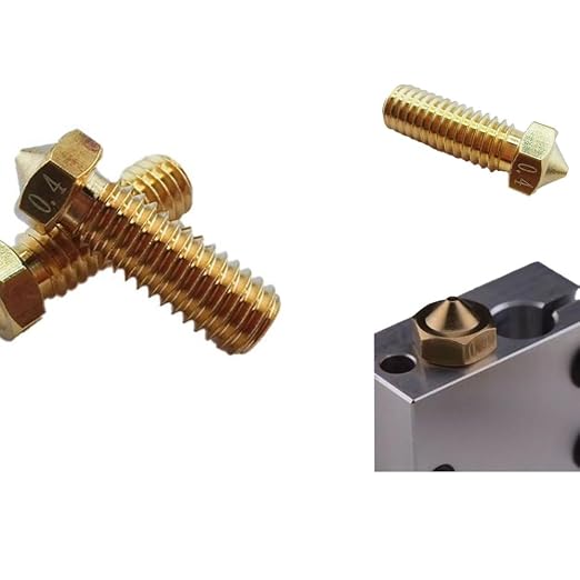 12Pcs Volcano Nozzles 0.4mm, Vyper Nozzles M6 Thread Hotend Extruder Volcano - Image 5