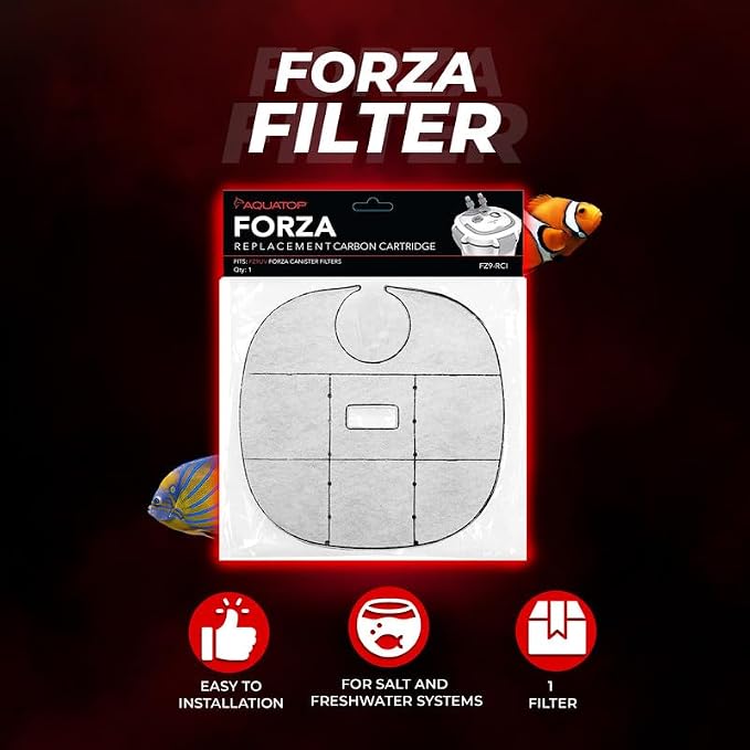 Aquatop Replacement Carbon Cartridges – Fits Forza FZ9 Canister Filters – - Image 6