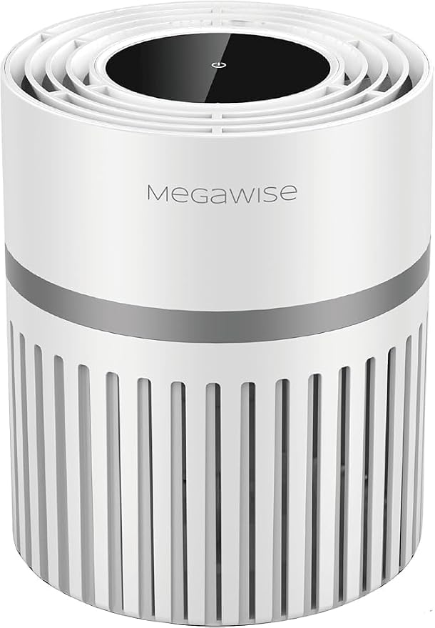 MEGAWISE EPI810 Air Purifier forLarge Room, 215 sq ft Coverage, Real-Time Air by MEGAWISE