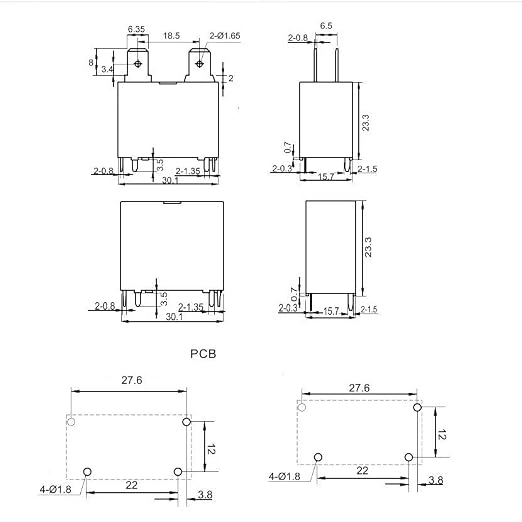 2Pcs RF-SS-112DMF 12V 20A Replace - Image 4
