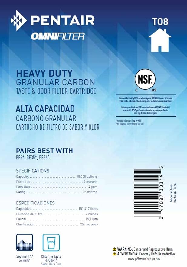 Pentair OMNIFilter TO8 Carbon Water Filter, 25 Micron - Image 5