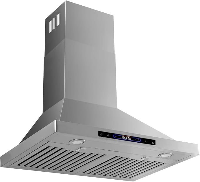 30 inch Wall Mount Range Hood Convertible Vent by VAV