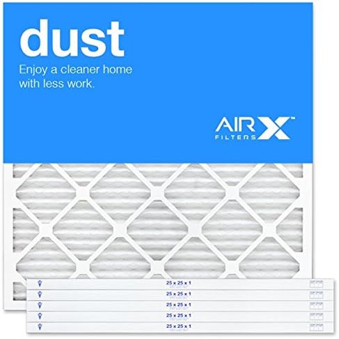 AIRx Filters 25x25x1 Furnace Filter MERV 8 Pleated HVAC AC Air Filter, Easy by AIRXFILTERSWICKEDCLEANAIR