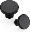 Ravinte 25 Pack Cabinet Knobs Black Kitchen Cabinet Knobs Round Dresser Drawer Pulls Closet Door Pulls 1-1/5 Inch
