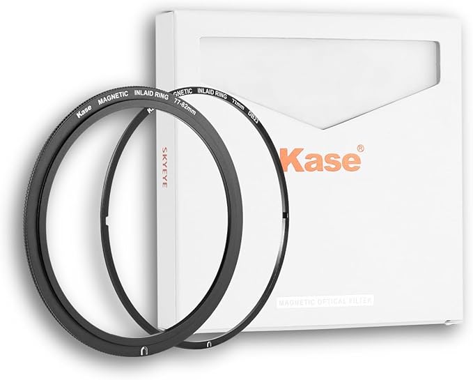 Kase 49mm Magnetic Screw in Adapter Ring Kit, Brass Magnetic to Threaded Filter by KaseFilter