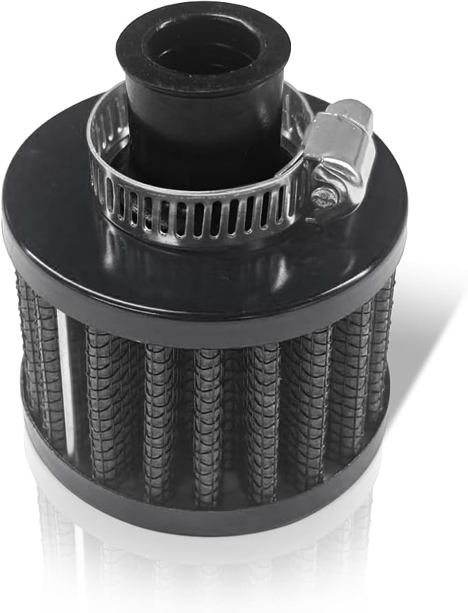ZIMISI 0.47"/12mm Car Cold Air Intake Filter, Round Tapered Car Valve Cover by Unknown