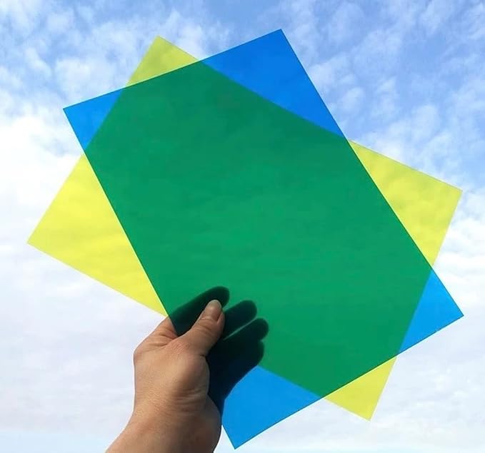 30 Pack Gel Light Filter Color Correction Colored Overlays Transparent Color - Image 4