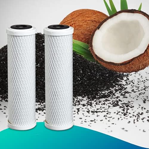 CFS – 2 Pack Carbon Block Water Filter Cartridges Compatible - Image 2