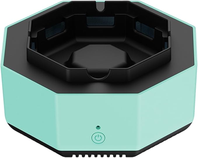 Ashtray Air Purifier Multifunctional ABS 13x13x7cm Negative Ion Filter - Image 5