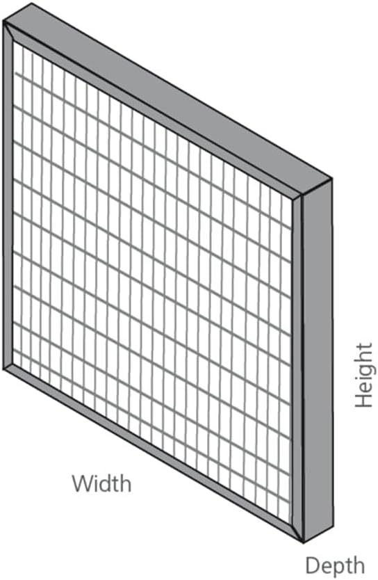 20x25x1 Mini-Pleat Synthetic Panel Air Filter – 1” Beverage Board Frame – MERV - Image 4