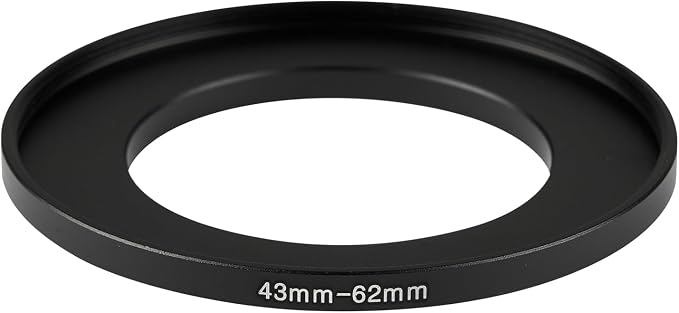 43-62mm Metal Step-Up Ring Adapter Compatible - Image 2