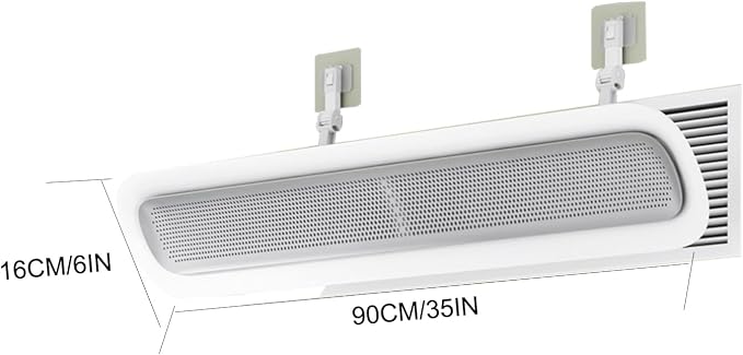 Activated Carbon Filtration Ceiling Air Vent Deflector, Air Conditioning - Image 2