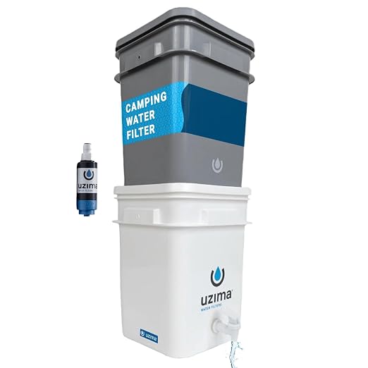 Uzima UZ-2 Camping Water Filter and Drinking Water Filter System, Portable by Uzima