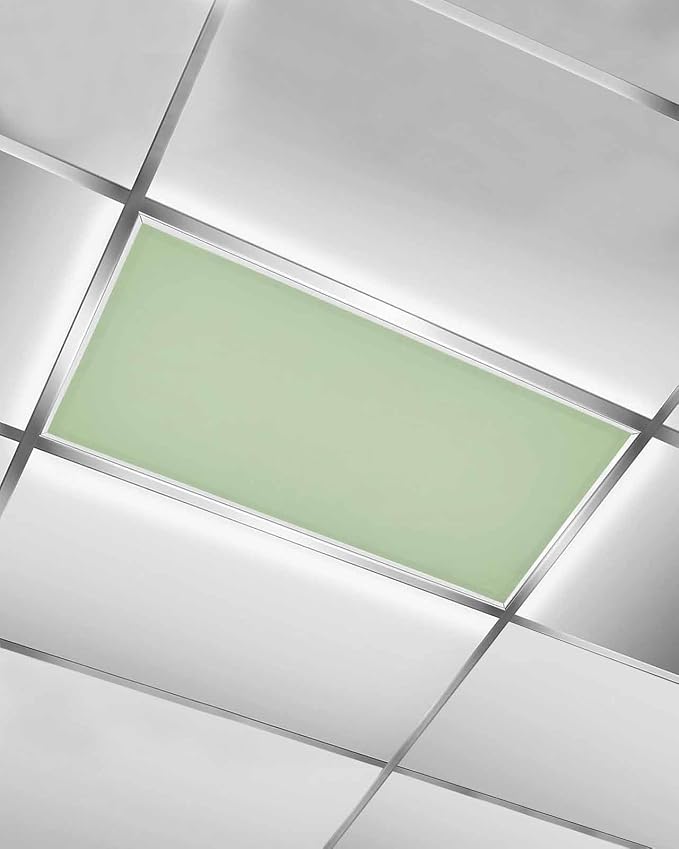 Fluorescent Light Covers for Ceiling Lights Sage Green Magnetic Light Filters 1 by Home+L6