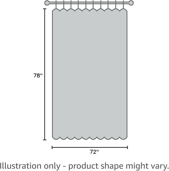 Gibelle Long Shower Curtain 72 x 78, Watercolor Floral Fabric Shower Curtain, Sage Green Beige Flower Decorative Bathroom Shower Curtain Set