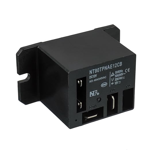 NT90-DC12V-8X Power Relay DC 12V Coil 30A 40A SPST - Image 4
