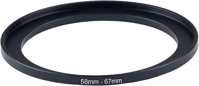 58mm Lens to 67mm Camera Lens Adapter 58mm to 67mm Step Up Ring Adapter Ring - Image 2