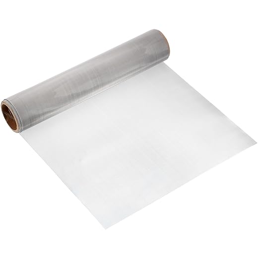 uxcell 150 Mesh 79" x 10" Woven Wire Mesh, 316 Stainless Steel Air Vent Filter by uxcell