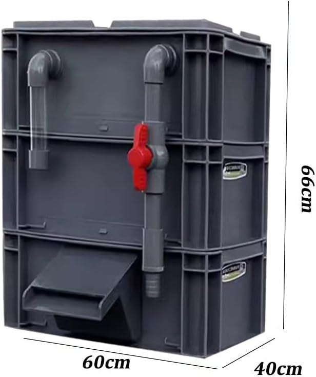 GRRICEPL Fish Tank Filter Box, Waterfall Bio-Filtration Aquarium, Turtle Tank - Image 7