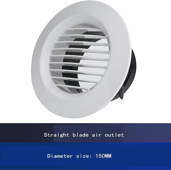 Round Fresh Air System Accessories, 200mm ABS Material, High-Efficiency - Image 2