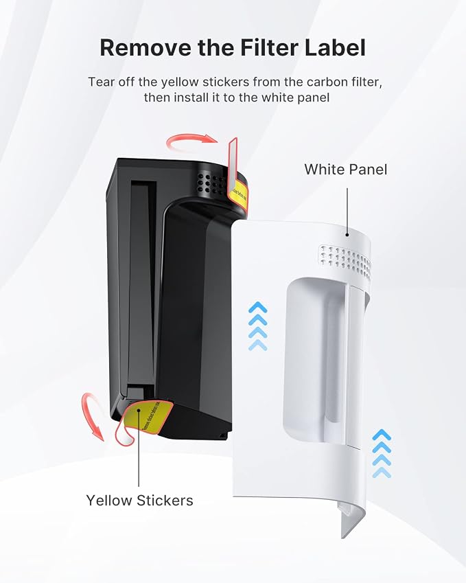 iDOO Carbon Filter, for Electric Composter for Kitchen, Smart Kitchen Composter - Image 5