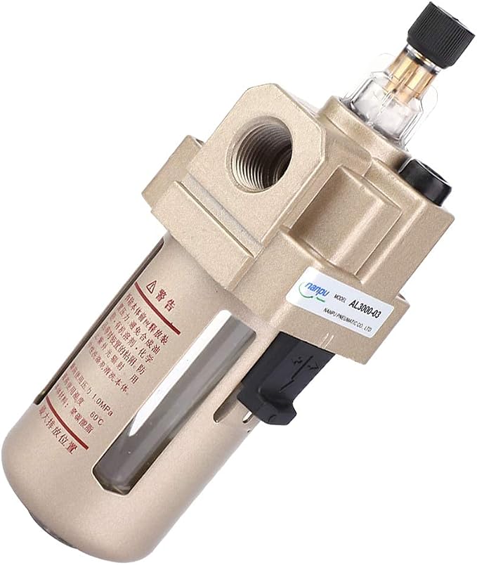3/8" Compressed Air Line Filter, Air Compressor Drain Oil Mister Water Moisture - Image 6