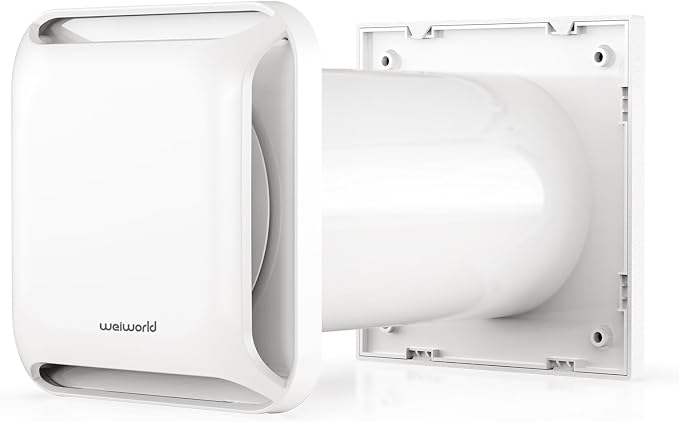 4 Inch Square Passive Air Vent, Adjustable Airflow Ventilation Kit by weiworld