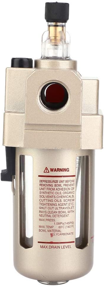 3/8" Compressed Air Line Filter, Air Compressor Drain Oil Mister Water Moisture - Image 8