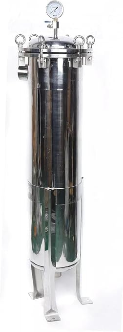 304 Stainless Steel Filter Bag Housing 150PSI Multi-Purpose Bag Filtering by Unknown