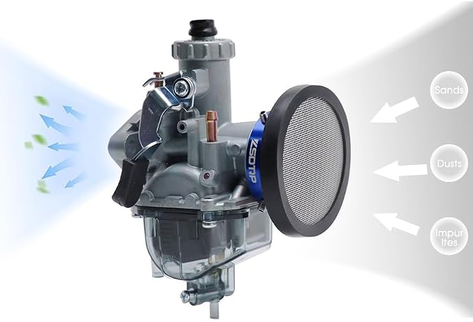 Carburetor Carb 40mm Air Filter Cleaner Velocity Stack Modified Trumpet - Image 3