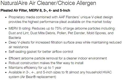 Flanders PrecisionAire 82655.052020 20 by 5 Air Cleaner Merv 8 Air Filter - Image 4