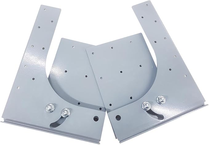 11.3" × 8.3" Hinge Kit for Restaurant Canopy Hood Exhaust Fan, Heavy Duty by FICBXRA
