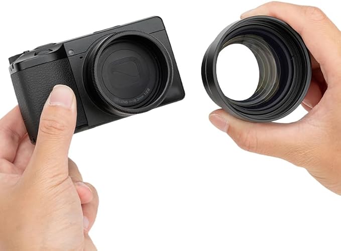 JJC Lens Filter Adapter for Ricoh GR IV GRIV GR4 HDF Monochrome Digital Camera - Image 4