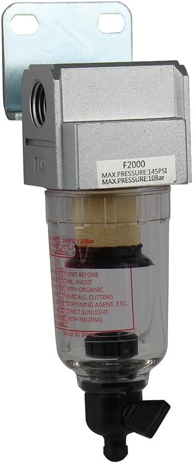 1/4" Mini Particulate filter for compressed air systems air compressor F202N - Image 7