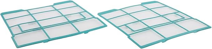 2pcs Indoor Hanging Air Conditioner Filter Accessories, Plastic Air Outlet Dust - Image 7