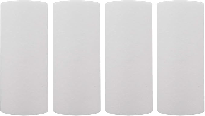 Tier1 20 Micron 10 Inch x 4.5 Inch | 4-Pack Spun Wound Polypropylene Whole by Tier1