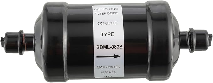 BOJACK Single Flow Refrigerant Filter Dryer Liquid Line SDML-083S 3/8" Sweat by BOJACK