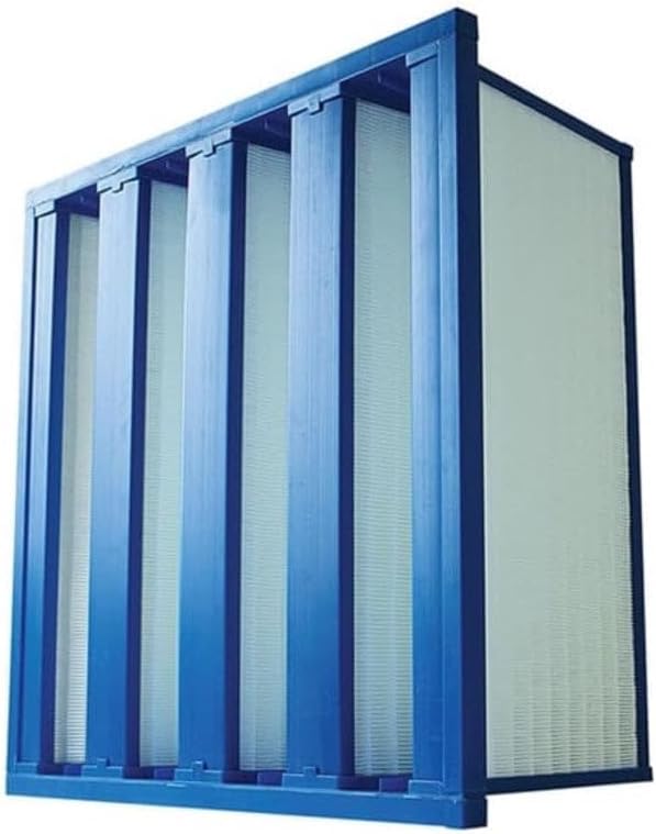 Mini Pleat Rigid Microglass V-Bank Air Filter 20x16x12 – MERV 14 ASHRAE 52.2 by AccuraFil