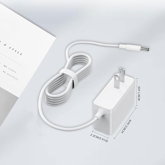 12V Charger Compatible with Levoit Core Mini Air Purifier LAP-C161-WUS - Image 4