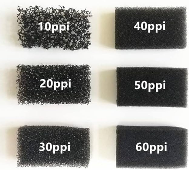 10 ppi Reticulated Sponge Black Regicell Automotive Air Filter, Noise - Image 2