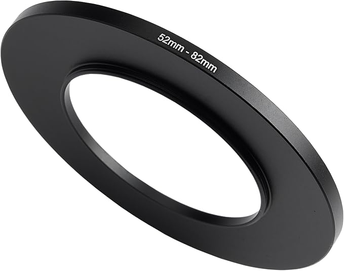 52mm to 82mm Step-Up Ring Filter Adapter, Metal Ring Step-Up Rings Adapter by BETUYESS