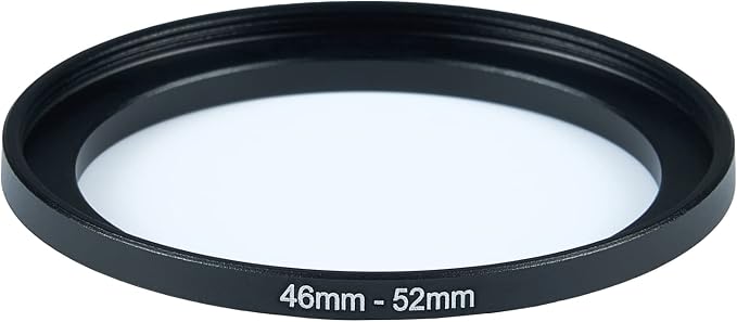 46mm Lens to 52mm Camera Lens Adapter 46mm to 52mm Step Up Ring Adapter Ring - Image 2