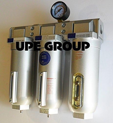 HEAVY DUTY INDUSTRIAL 3 STAGE COMPRESSED AIR CLEANER MOISTURE TRAP, COALESCING - Image 3
