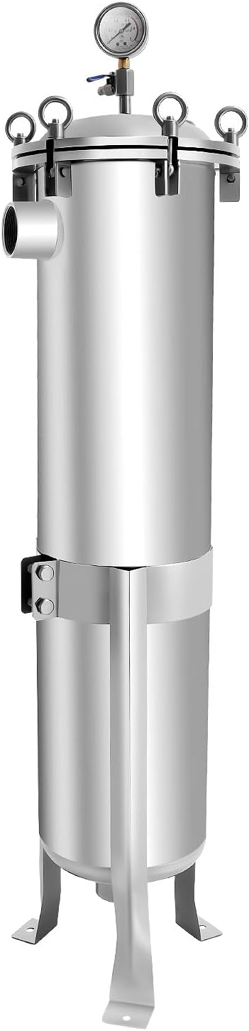 #2 304 Stainless Steel Bag Filter Housing w/Mesh, 150 PSI High Pressure Bag by Uphilltool