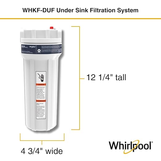 Whirlpool Under Sink Water Filtration System WHKF-DUF | Push-in Quick Connect - Image 4