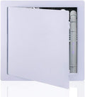 Suteck Plastic Access Panel for Drywall Ceiling 10 x 10 Inch Reinforced Plumbing Wall Access Doors Removable Hinged White
