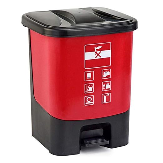 HASMI Trash Can Pedal-Type Trash Can, by Unknown