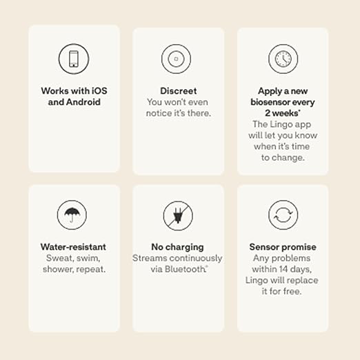 Lingo Continuous Glucose Monitor & App. Made by Abbott. Know the impact of what - Image 9