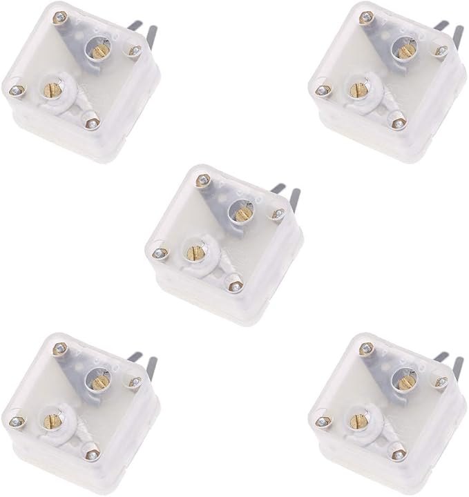 Acxico 5Pcs 223p Duplex Radio Variable Capacitor 60pf/140pf 2.1mm Hole Shaft - Image 2